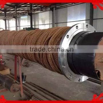 Flanged high pressure hydraulic rubber hose