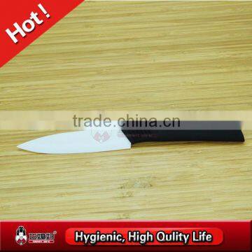 Ceramic coating kitchen knife with black handle