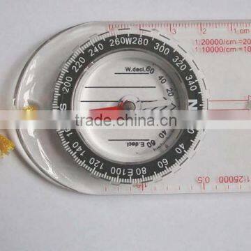 Outdoor Sports Gift Plastic Compass for Kids Hiking and Camping With Rope photo-2