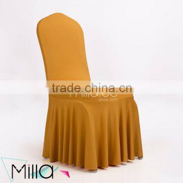 Spandex skirt chair cover