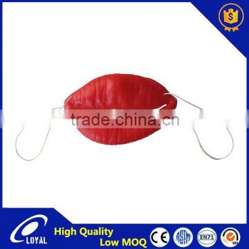 Valentine Day Lovely Plastic Kiss Lip Best-sale Party Decoration Supplies Hanging Ear Red Lips