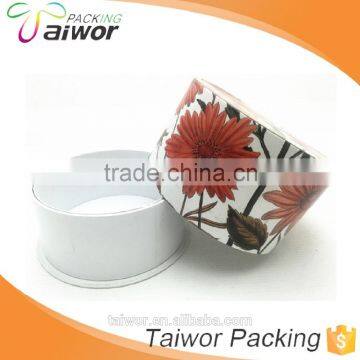 Modern fashion design round base and lid luxury candle packaging box