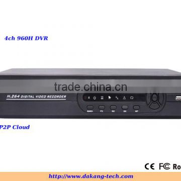 4ch 960H recording DVR,p2p cloud,HDMI port