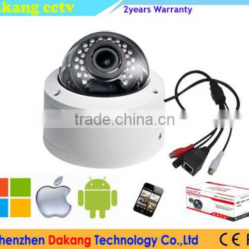 Dakang 1080P Vandal Proof H.265 SONY291 Network IP Dome Camera,Motorized 2.8~12mm Lens,Power Over Ethernet