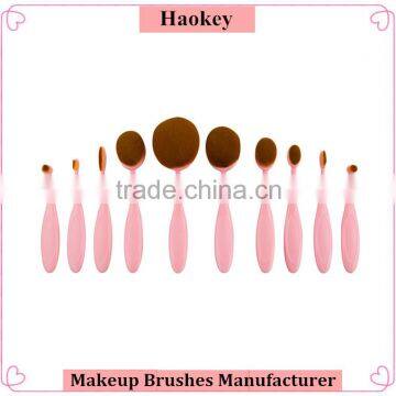 10pcs Beauty Pink color Foundation Power oval makeup brush set                        
                                                Quality Choice
                                                                    Supplier's Choice