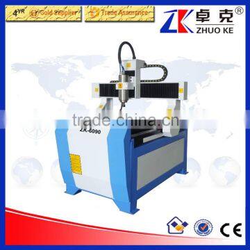 Hot Sale Small Advertising CNC Router Machine ZK-6090 With Cast Aluminum Gantry Of Mach3 Controller