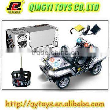 1:18 4 channels plastic rc toy car with rechargeable batteries