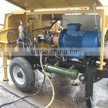 90m3 per hour mobile diesel portable hydraulic trailer concrete pump price