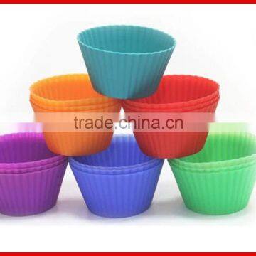 Home made cup shape silicone cake mold tool