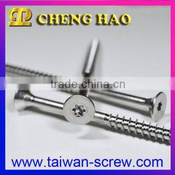 M6x100 Six-Lobe Double Flat Head Chipboard Stainless Steel Fasteners