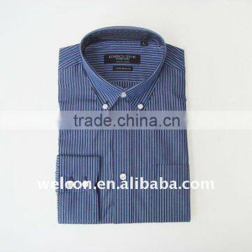 Chinese factory processing Men's fashion 100% cotton European business shirt