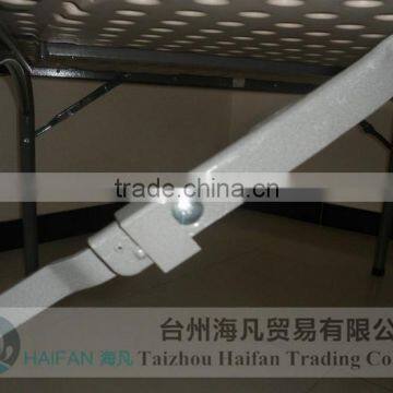 Stainless Steel Bracket PE 2 Meter White Round Meeting Table/modern Round Conference Table With Removable Legs photo-6