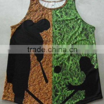 100% Polyester sublimation Singlet