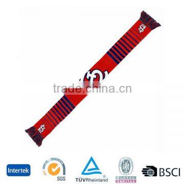 2016 wholesale national team logo printed custom Hong Kong football scarf