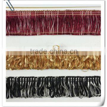 Wholesale House Quality Tassel Machine 1.5cm width cushion tassel fringe