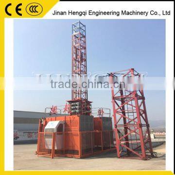 china construction hoist with single/double cage hot sale