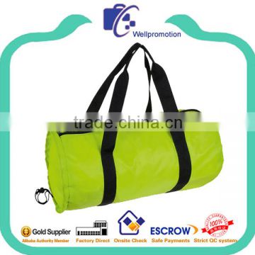 Wellpromotion branded design foldable duffel bag for promotion