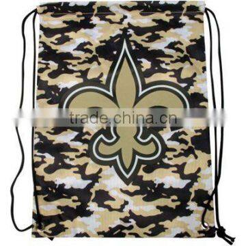 Camo Drawstring Backpack