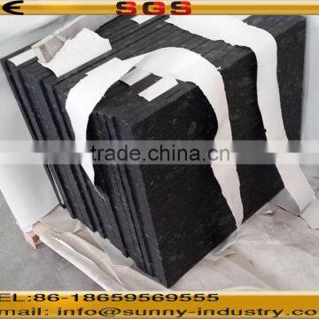 Top-grade Black granite tile