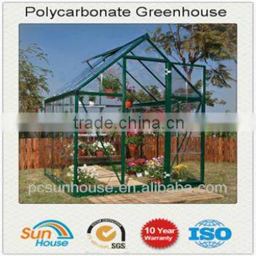 Mini hobby garden polycarbonate sheet greenhouse