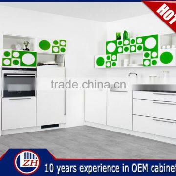 2016 China factory cheap uv acrylic kitchen cabinets small kitchen design