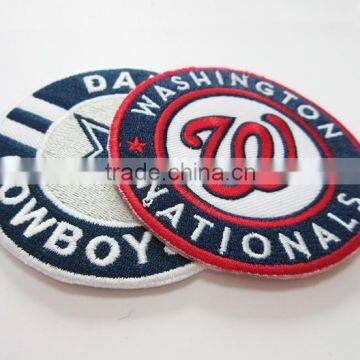 Made in China Clothing Decorative Embroidery Design Logos Heat Seal Badge