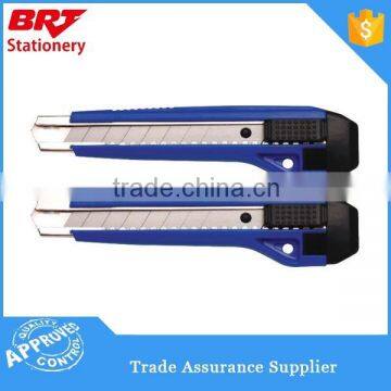 High quality plastic blue paper cutter knife