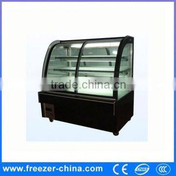 Front sliding glass door bakery display fridge