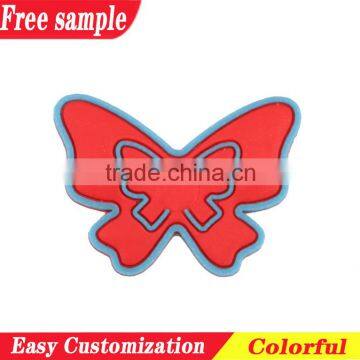 Vivid butterfly decorative soft shoes charms accessory