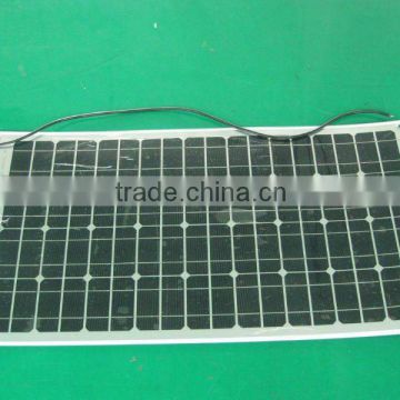 80W Boat semi flexible mono solar module