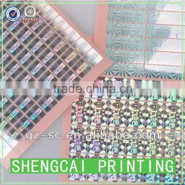 Certificate hologram stickers guangzhou products