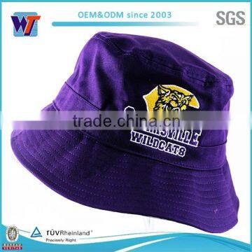 New fashion custom 100% cotton fisherman bucket hat with string
