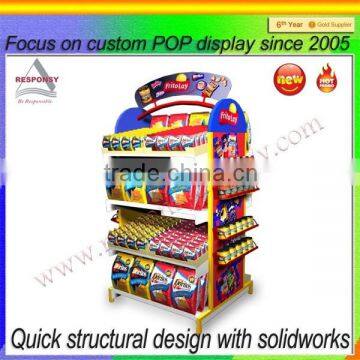 hot sale supermarket festival used flooring display stand