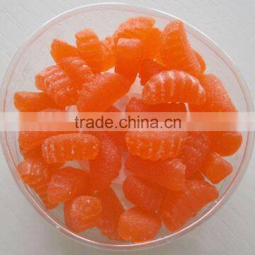 Orange Fruit Shaped Gummy Candy Chewy Candy