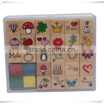 different designs of wooden stamps for sale