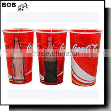 Promotional 600mL Cold Color-changing Custom Plastic Cup