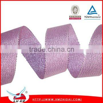 Factroy Direct Offer Colorful Wire Edge Metallic Ribbon