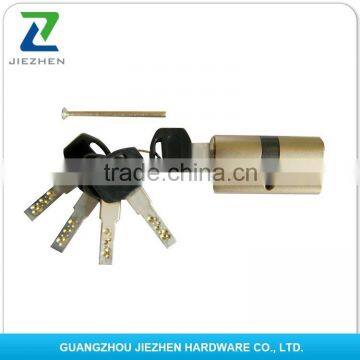 normal computer brass handle electric master euro profile tubular key door handle round high security electronic lock cylinder