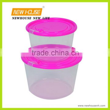 3pcs High Quality PP Plastic Vacuum Microwave Food Container