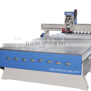 ATC Woodworking machine with vacuum table .