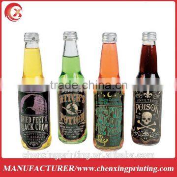 Halloween Party Decoration Supplies Prop Drink Bottle Water Labels Stickers