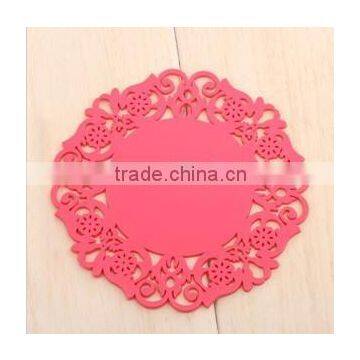 fashion silicone rubber coaster for cup