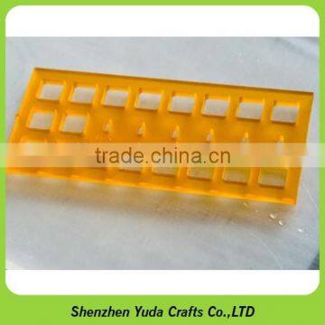 Modern Art Milling Acrylic Parts Plastic Fabrication With Precision Milling Finish photo-3