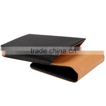 Black Vertical Leather Holster Pouch for Sony Xperia Z4 With Belt Clip--Glossy Skin or Lychee Skin photo-6