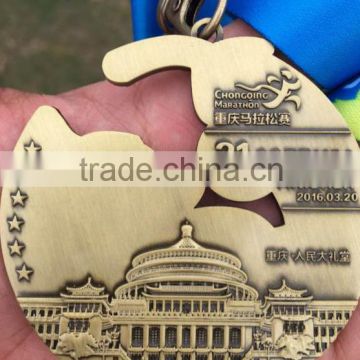 Wholesale Custom Cheap metal sport marathon running medal