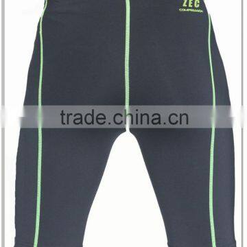 2015 Sports Dri Fit Gym Shorts, Running Tights, Custom Fitness Compression Tights for Men