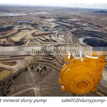 Certified factory supply glod mine slurry pump