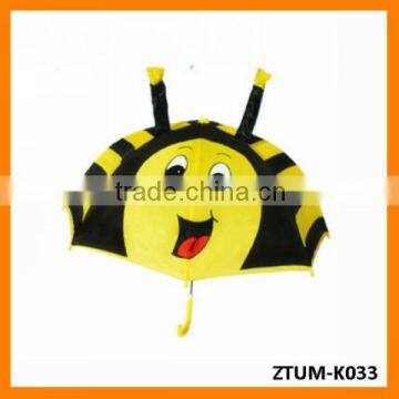 Automatic Whistle Ears Cute Bee Children Umbrella