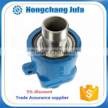 carbon material inch ductile iron pipe swivel joint rotary union air