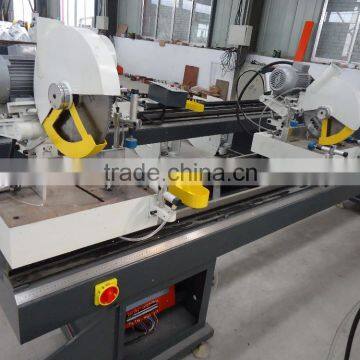 plastic window and door cutting machine double head